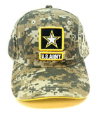 United States Army 3D Star Seal Logo Digital Camo Adjustable Hat