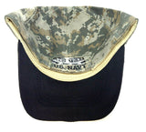 United States Navy Digital Camo 3D Text Logo Adjustable Hat