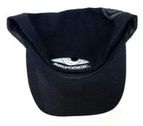 United States Air Force 3D Wings Logo Black Adjustable Hat