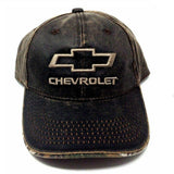 Chevrolet Bow Tie Logo Realtree Brown Wax Curved Bill Snapback Hat