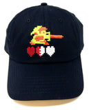 Youth Nintendo Legend of Zelda Link Pixelated Hearts Curved Bill Slouch Hat