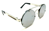 Elegant Round Circle Floating Lenses Luxury Steampunk Sunglasses