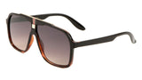 Classic Turbo Square Elegant Retro Aviator Sunglasses