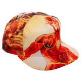 DC Comics The Flash Rubber Logo Sublimated All Over Print Snapback