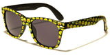 Kids Youth Text Message Emoji Smiley Faces Classic Square Sunglasses