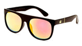 Flat Top Square Gold Marijuana Weed Leaf Sunglasses