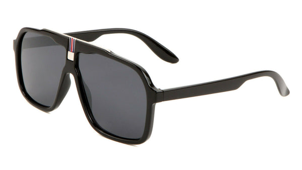Classic Turbo Square Elegant Retro Aviator Sunglasses