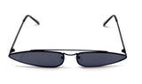 Slim Geometric Cat Eye Inverted Triangle Sunglasses