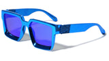 Metallic Oversized Thick Bold Square Luxury Sunglasses