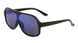 Sport One Piece Oversized Shield Sunglasses