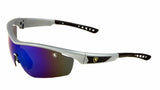 Khan Semi Rimless Sport One Piece Lens Wrap Around Sunglasses