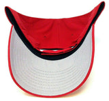 Red University of Georgia Bulldogs UGA Text Logo MVP Curved Bill Adjustable Hat