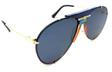 Luxury Turbo Aviator Sunglasses w/ Floating Lenses