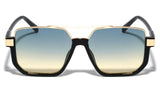 Luxury Elite Square Aviator Elegant Hip Hop Sunglasses