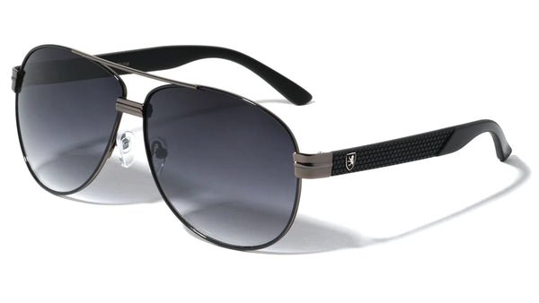 Khan Classic Retro Sport Aviator Sunglasses