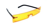 Warhol Slim Rimless Shield One Piece Mono Lens Rectangular Sunglasses
