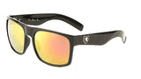 Khan Square Retro Classic Flat Top Sport Sunglasses