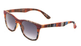 Native American Tribal Print Fabric Square Classic Sunglasses