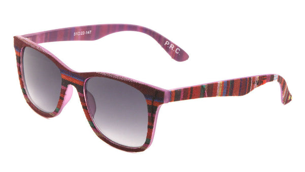 Native American Tribal Print Fabric Square Classic Sunglasses