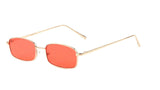 Provost Slim Rectangular Classic Metal Luxury Aviator Sunglasses