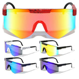 Pensacola Semi Rimless Wrap Around One Piece Shield Lens Sporty Sunglasses
