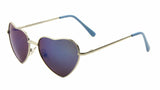 Heart Shaped Lolita Womens Retro Aviator Designer Sunglasses