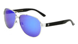 Khan Classic Retro Sport Aviator Sunglasses
