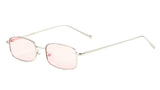 Provost Slim Rectangular Classic Metal Luxury Aviator Sunglasses
