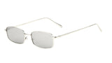 Provost Slim Rectangular Classic Metal Luxury Aviator Sunglasses