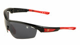 Khan Semi Rimless Sport One Piece Lens Wrap Around Sunglasses