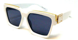 Monarch Oversized Thick Square Luxury Sunglasses