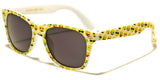 Kids Youth Text Message Emoji Smiley Faces Classic Square Sunglasses