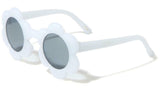 Kids Youth Sunflower Shaped Classic Sunglasses