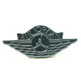 Black & Silver Air Jordan Jumpman Wing Logo Lapel Pin