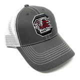 University of South Carolina Gamecocks Grey Ghost Adjustable Mesh Trucker Curved Bill Snapback Hat