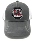 University of South Carolina Gamecocks Grey Ghost Adjustable Mesh Trucker Curved Bill Snapback Hat