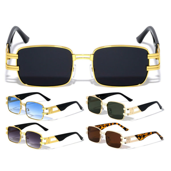 Classic Casual Elegant Luxury Square Biggie Aviator Sunglasses