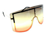 Arctic XL Large Oversized One Piece Mono Lens Shield Futuristic Sunglasses