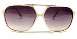 Mobster Square Oversized Retro Sport Aviator Luxury Sunglasses