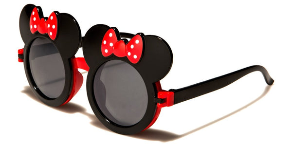 Kids Mouse Ears & Bow Cute Flip Out Sunglasses