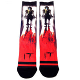 Stephen Kings IT Pennywise The Clown Sublimated Crew Socks