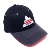 Coors Light Black & Grey Rocky Mountain Logo Adjustable Hat