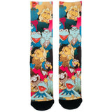 Disney The Muppets Premium Sublimated All Over Print Crew Socks