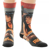 Miramax Pulp Fiction Mia Movie Poster Premium Sublimated Crew Socks
