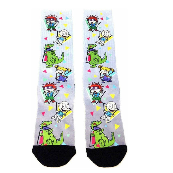 Nickelodeon Tommy Angelica Chucky Reptar Premium Sublimated Crew Socks