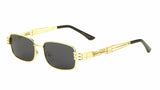 Sicario Slim Sleek Classic Rectangular Aviator Sunglasses