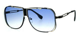 Gazelle Turbo Square Oversized Hip Hop Aviator Luxury Sunglasses