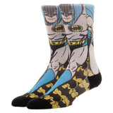 DC Comics Justice League Batman Retro Sublimated Mens Crew Socks