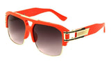 Gazelle B-Boy Hip-Hop Oversized Retro Square Luxury Aviator Sunglasses