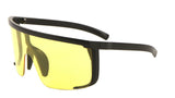 Montego Bay One Piece Mono Lens Shield Wrap Around Sunglasses